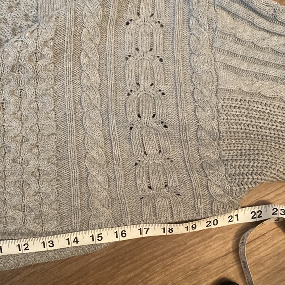 Oversized Cropped Sweater Forever 21 gray - Picture 5 of 9